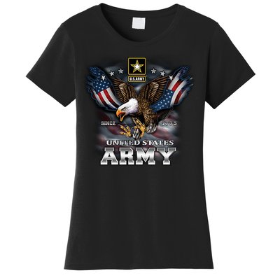 U.S. Army Eagle And Flag Women's T-Shirt