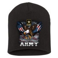 U.S. Army Eagle And Flag Short Acrylic Beanie