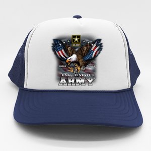 U.S. Army Eagle And Flag Trucker Hat