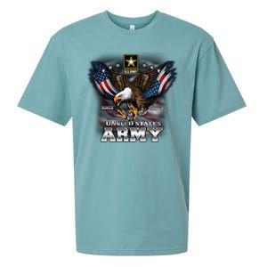 U.S. Army Eagle And Flag Sueded Cloud Jersey T-Shirt