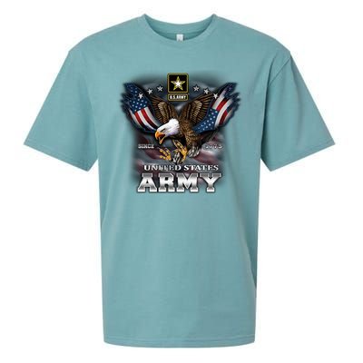 U.S. Army Eagle And Flag Sueded Cloud Jersey T-Shirt