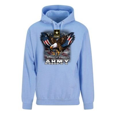 U.S. Army Eagle And Flag Unisex Surf Hoodie