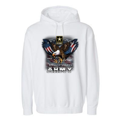 U.S. Army Eagle And Flag Garment-Dyed Fleece Hoodie