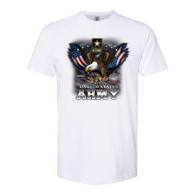 U.S. Army Eagle And Flag Softstyle CVC T-Shirt