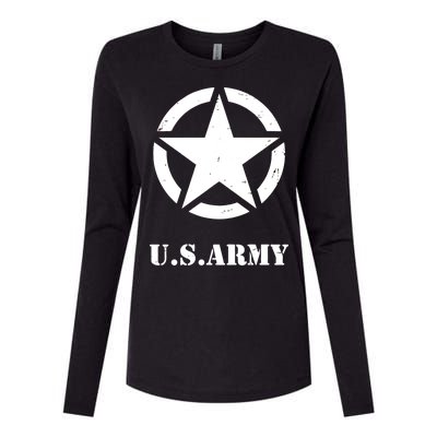 U.S. Army Emblem Womens Cotton Relaxed Long Sleeve T-Shirt