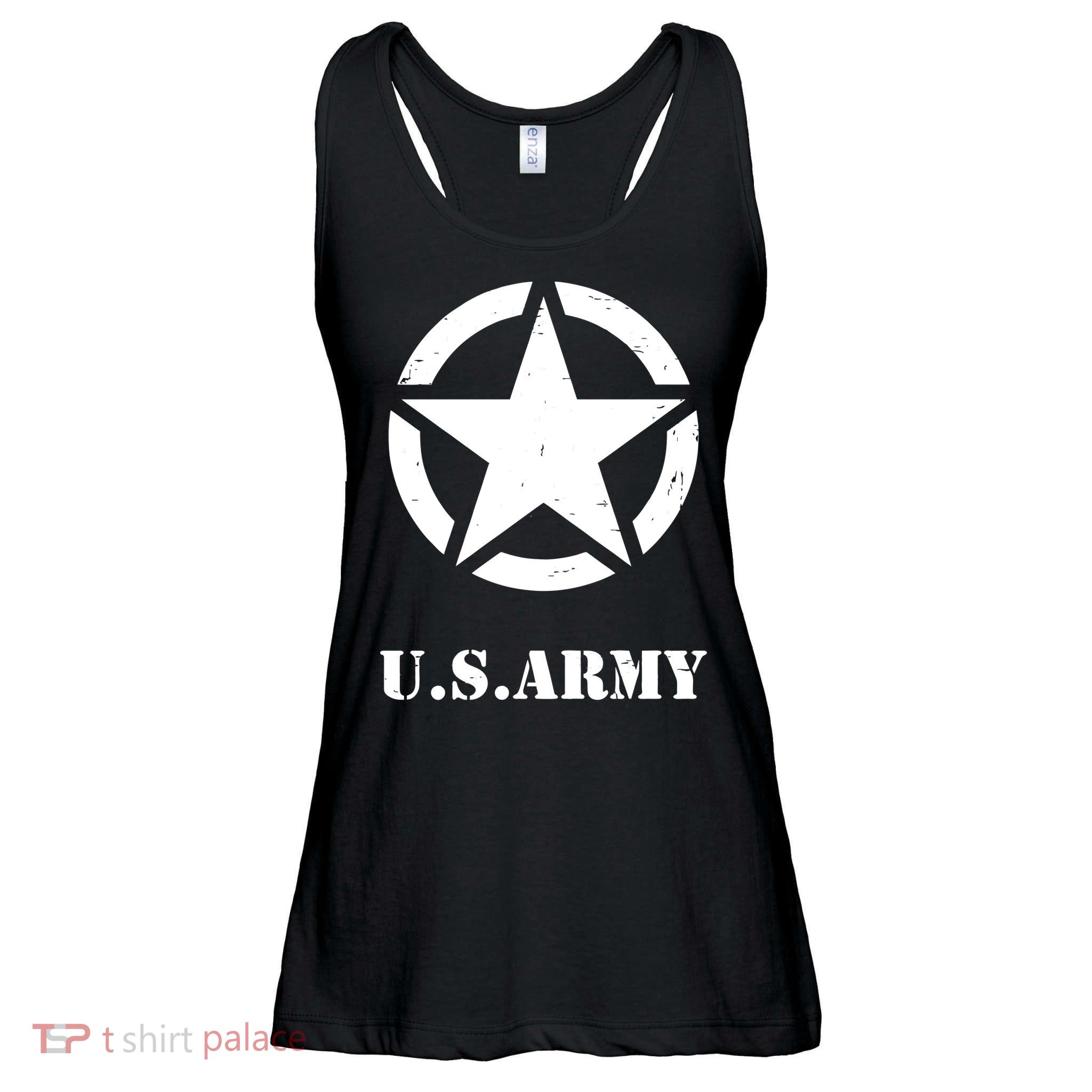 U.S. Army Emblem Ladies Essential Flowy Tank
