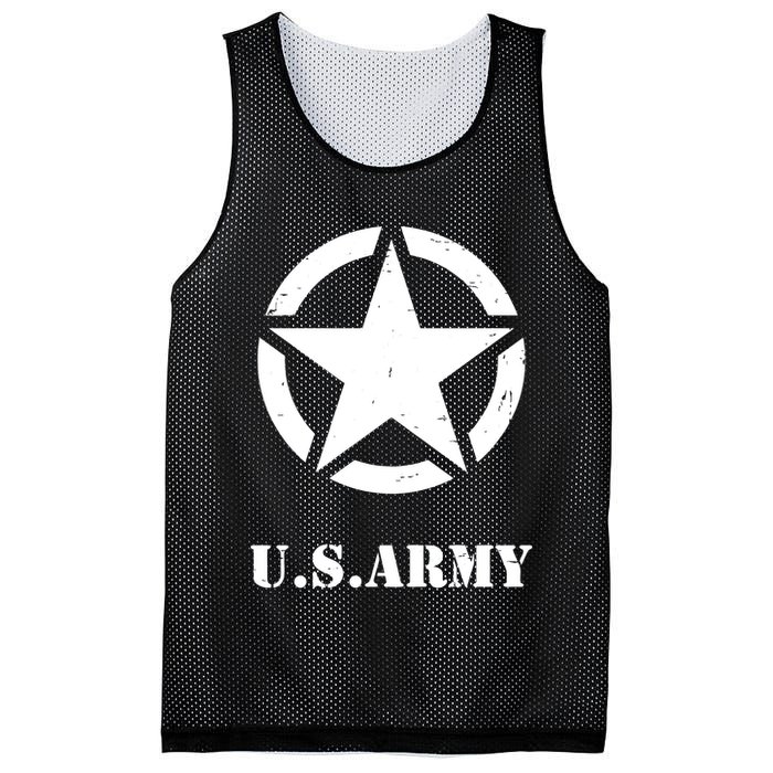 U.S. Army Emblem Mesh Reversible Basketball Jersey Tank