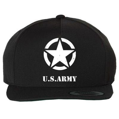 U.S. Army Emblem Wool Snapback Cap