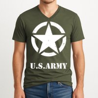 U.S. Army Emblem V-Neck T-Shirt