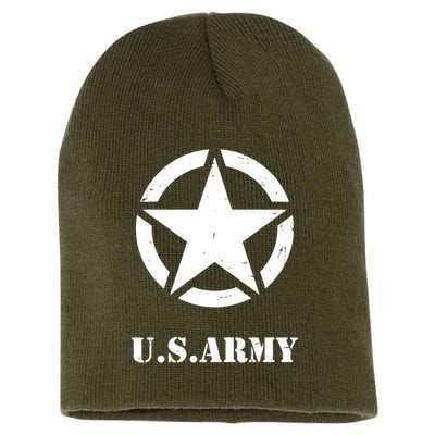 U.S. Army Emblem Short Acrylic Beanie