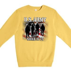 U.S. Army Flag Troops Premium Crewneck Sweatshirt