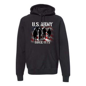 U.S. Army Flag Troops Premium Hoodie