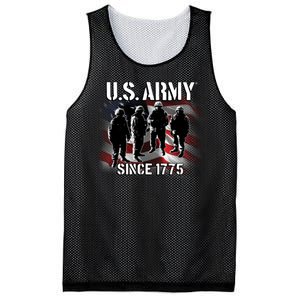 U.S. Army Flag Troops Mesh Reversible Basketball Jersey Tank