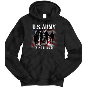 U.S. Army Flag Troops Tie Dye Hoodie