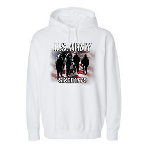 U.S. Army Flag Troops Garment-Dyed Fleece Hoodie