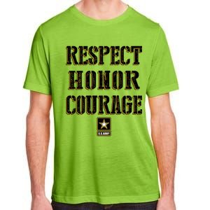 U.S. Army Respect Honor Courage Adult ChromaSoft Performance T-Shirt