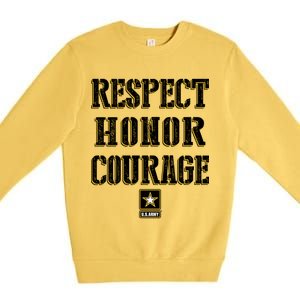 U.S. Army Respect Honor Courage Premium Crewneck Sweatshirt