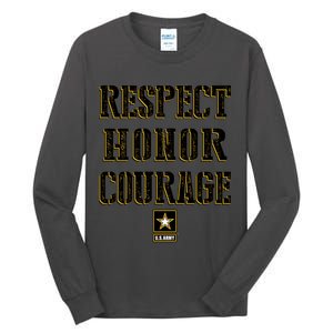 U.S. Army Respect Honor Courage Tall Long Sleeve T-Shirt