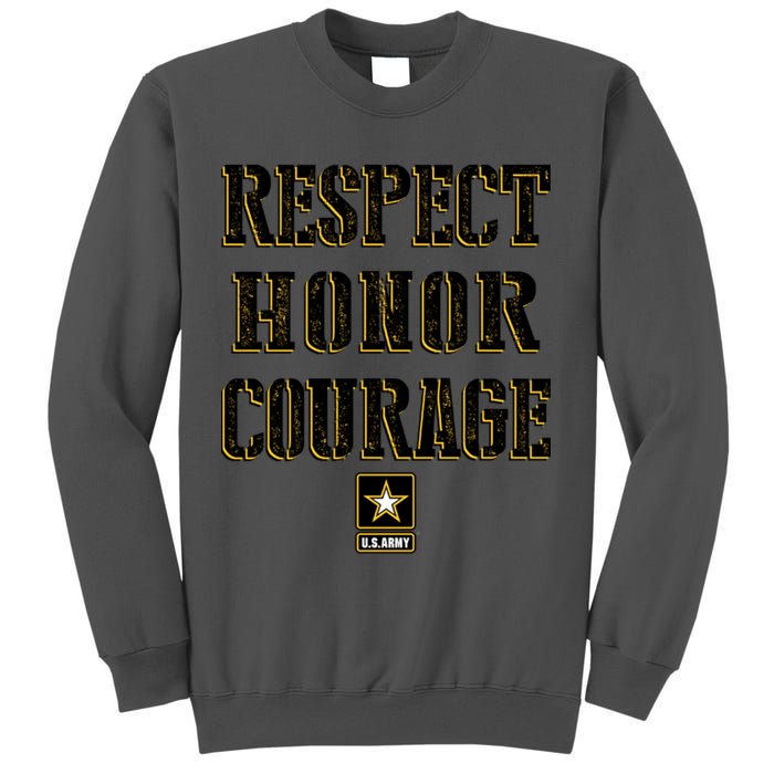 U.S. Army Respect Honor Courage Tall Sweatshirt