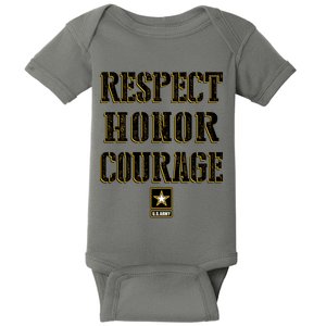 U.S. Army Respect Honor Courage Baby Bodysuit