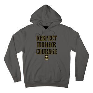 U.S. Army Respect Honor Courage Tall Hoodie