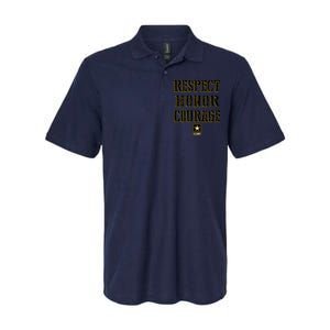 U.S. Army Respect Honor Courage Softstyle Adult Sport Polo