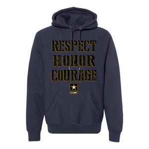 U.S. Army Respect Honor Courage Premium Hoodie