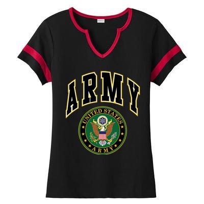 U.S. Army Seal Ladies Halftime Notch Neck Tee