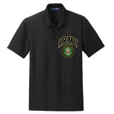 U.S. Army Seal Dry Zone Grid Polo