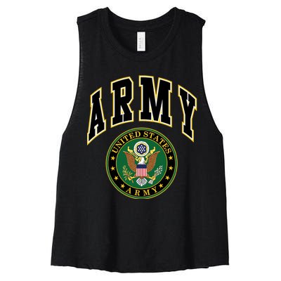 U.S. Army Seal Women's Racerback Cropped Tank