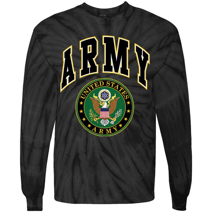 U.S. Army Seal Tie-Dye Long Sleeve Shirt