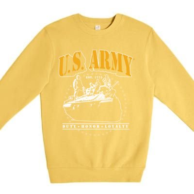 U.S. Army Tank Duty Honor Loyalty Premium Crewneck Sweatshirt