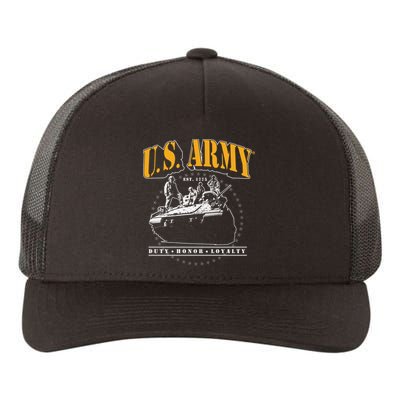 U.S. Army Tank Duty Honor Loyalty Yupoong Adult 5-Panel Trucker Hat