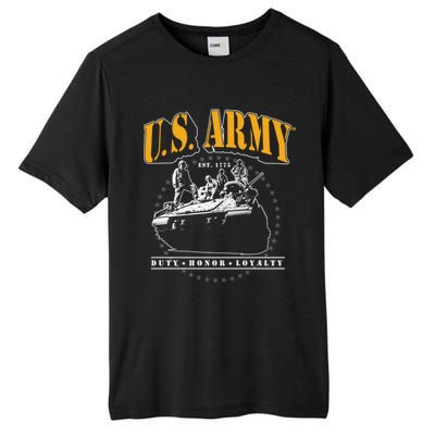 U.S. Army Tank Duty Honor Loyalty Tall Fusion ChromaSoft Performance T-Shirt