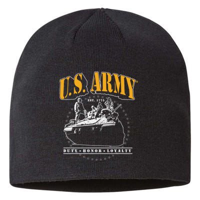 U.S. Army Tank Duty Honor Loyalty Sustainable Beanie