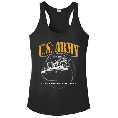 U.S. Army Tank Duty Honor Loyalty Ladies PosiCharge Competitor Racerback Tank