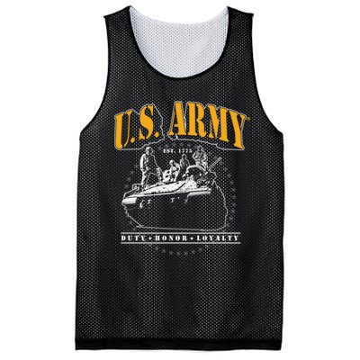 U.S. Army Tank Duty Honor Loyalty Mesh Reversible Basketball Jersey Tank