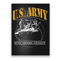 U.S. Army Tank Duty Honor Loyalty Poster