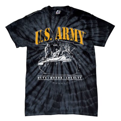 U.S. Army Tank Duty Honor Loyalty Tie-Dye T-Shirt