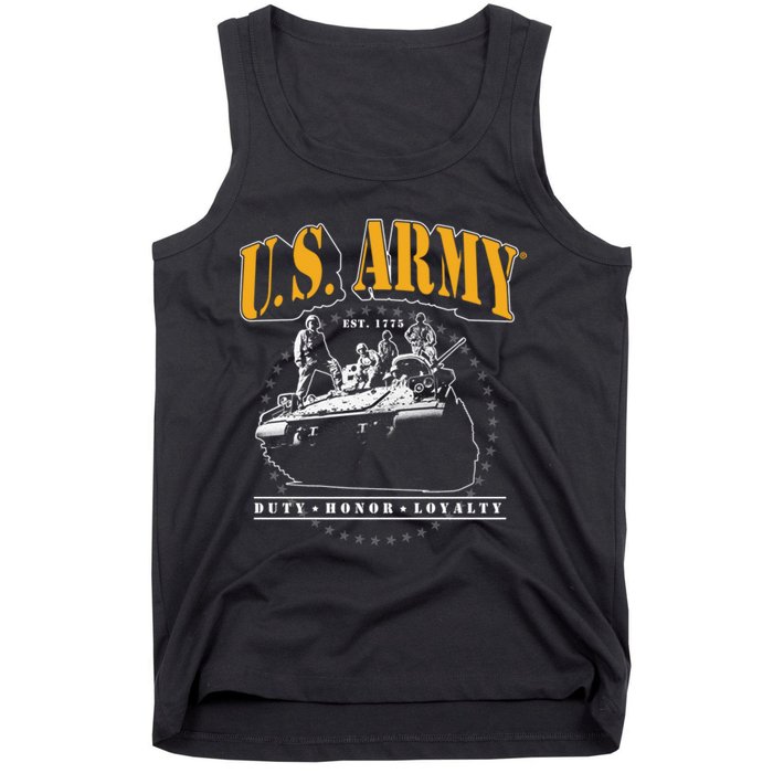 U.S. Army Tank Duty Honor Loyalty Tank Top