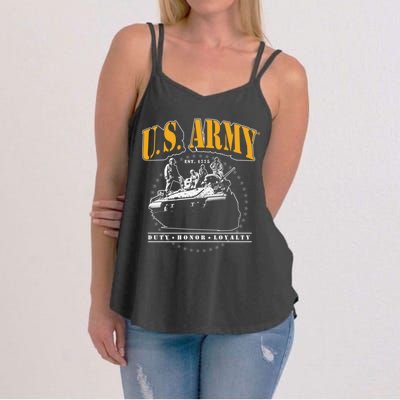 U.S. Army Tank Duty Honor Loyalty Women's Strappy Tank