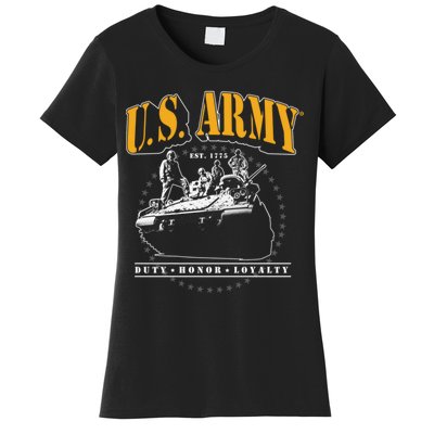 U.S. Army Tank Duty Honor Loyalty Women's T-Shirt