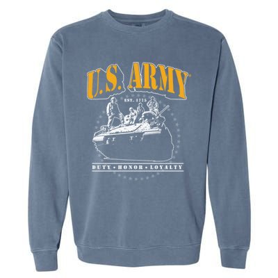 U.S. Army Tank Duty Honor Loyalty Garment-Dyed Sweatshirt