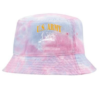 U.S. Army Tank Duty Honor Loyalty Tie-Dyed Bucket Hat