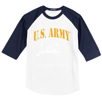 U.S. Army Tank Duty Honor Loyalty Baseball Sleeve Shirt