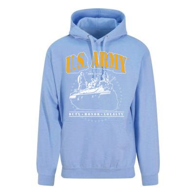 U.S. Army Tank Duty Honor Loyalty Unisex Surf Hoodie