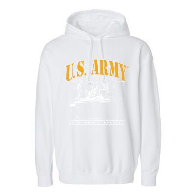 U.S. Army Tank Duty Honor Loyalty Garment-Dyed Fleece Hoodie