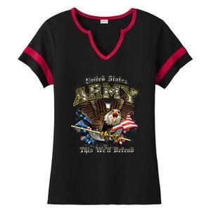 U.S. Army This We Will Defend Ladies Halftime Notch Neck Tee