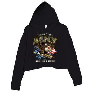 U.S. Army This We Will Defend Crop Fleece Hoodie