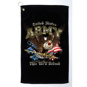 U.S. Army This We Will Defend Platinum Collection Golf Towel